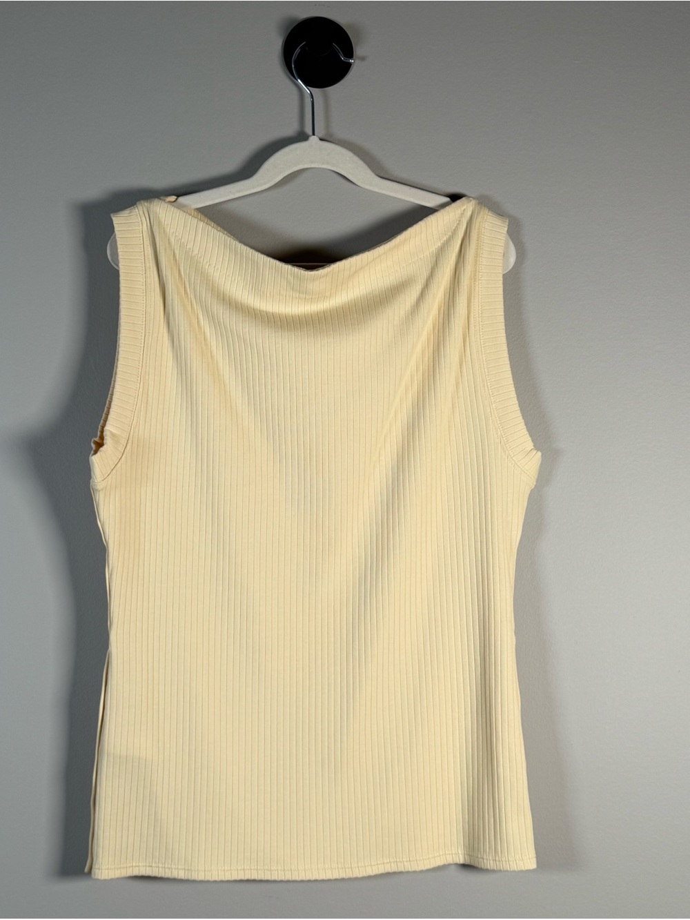 J. Crew Ribbed Sleeveless Tank in Light Yellow